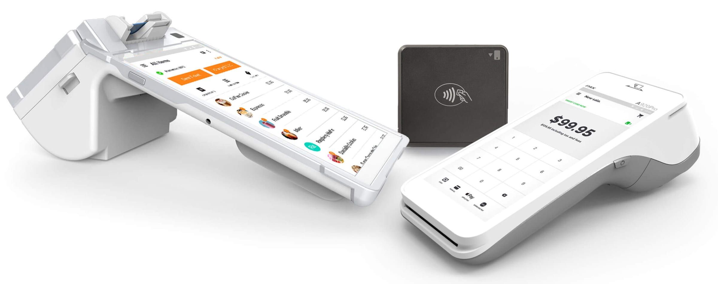 The Smart Terminal, the 3-in-1 Reader and the Smart Flex side by side