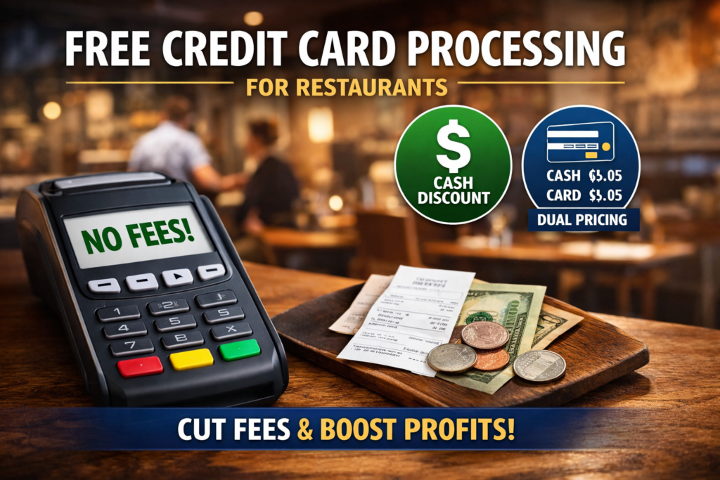 Free Credit Card Processing for Restaurants