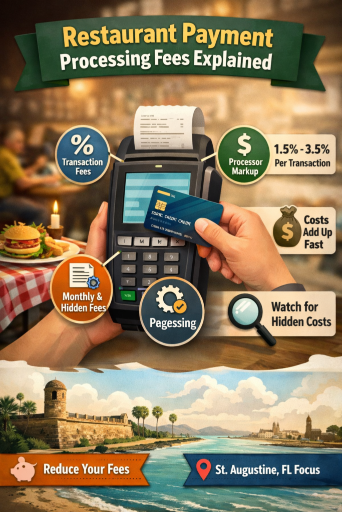restaurant payment processing fees